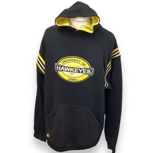 Starter Vintage University of Iowa Hawkeyes Tailgate Black Sweatshirt 16/18